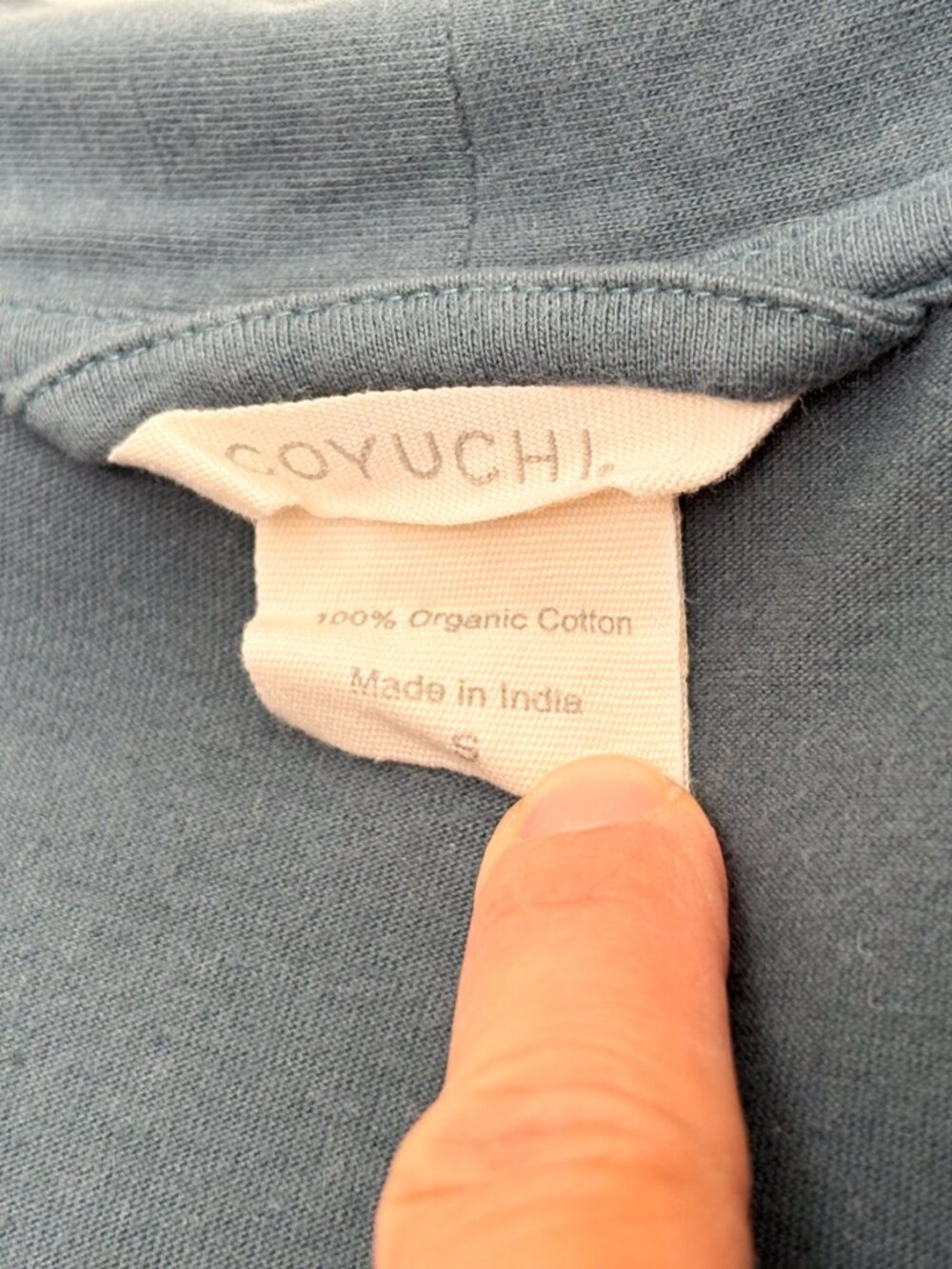 Coyuchi Solstice Organic Short Robe - Picture 5 of 7
